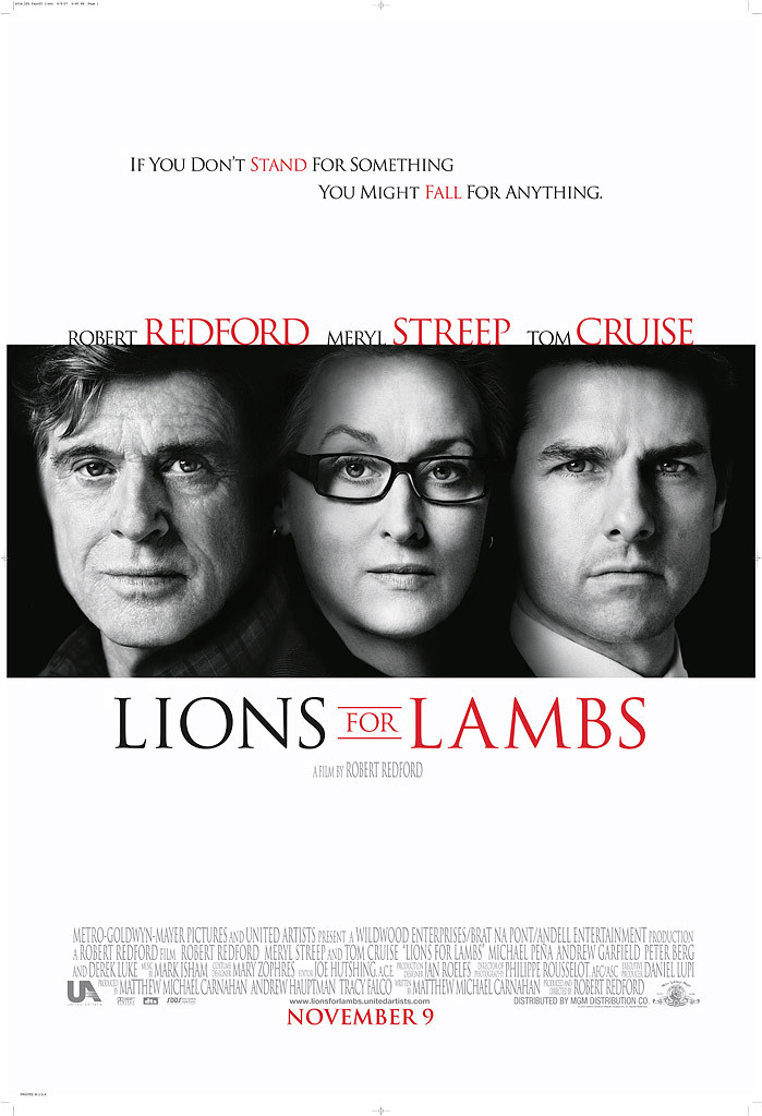 دانلود دوبله فارسی فیلم Lions for Lambs 2007 دانلود دوبله فارسی فیلم Lions for Lambs 2007