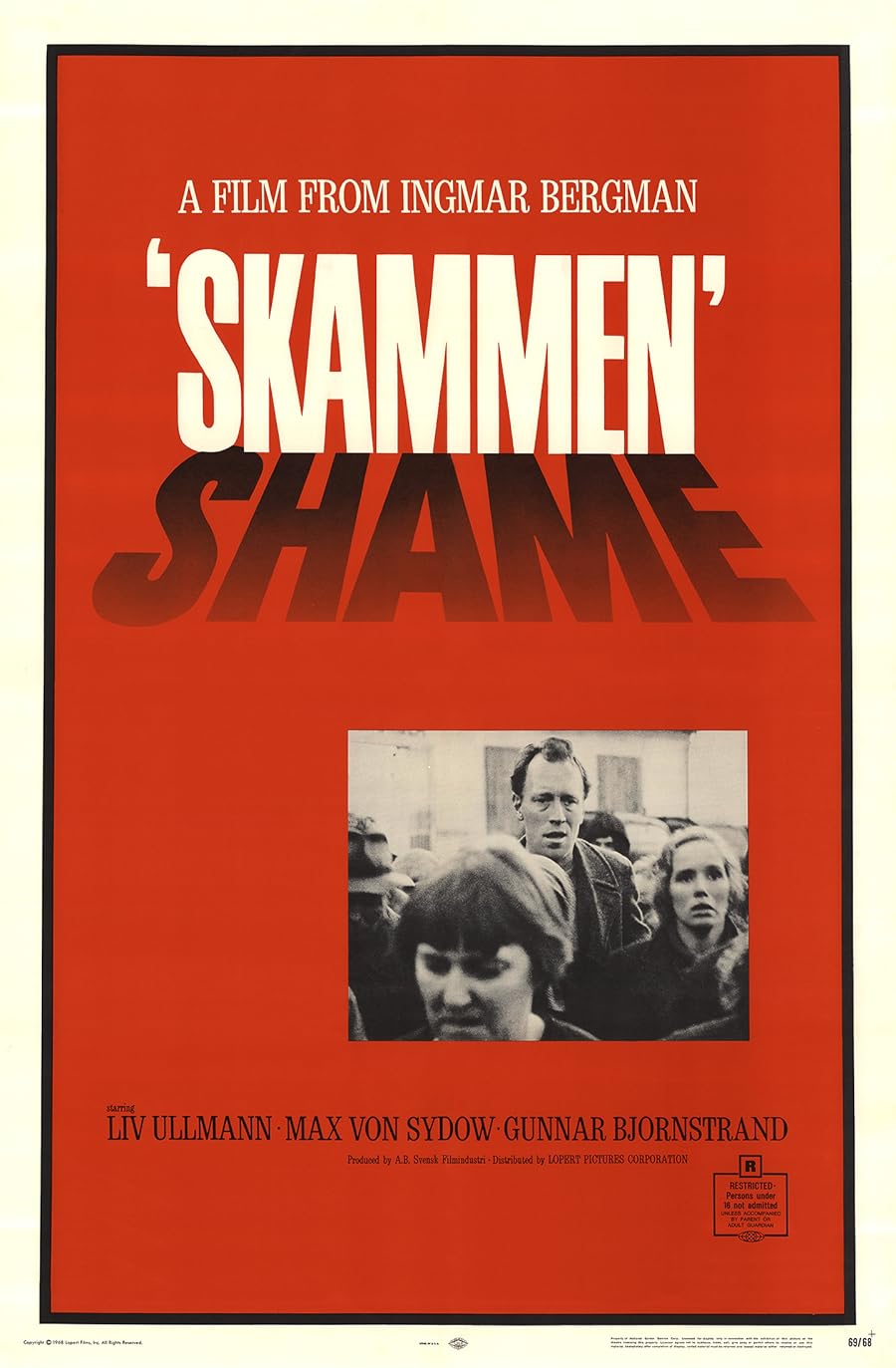 دانلود فیلم Shame 1968 با زیرنویس چسبیده دانلود فیلم Shame 1968 با زیرنویس چسبیده